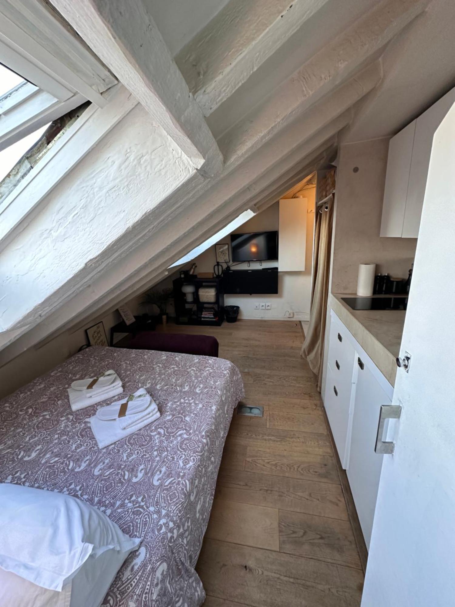Апартаменти Marais Rooftop Studio - Metro Filles Du Calvaire Париж Екстер'єр фото