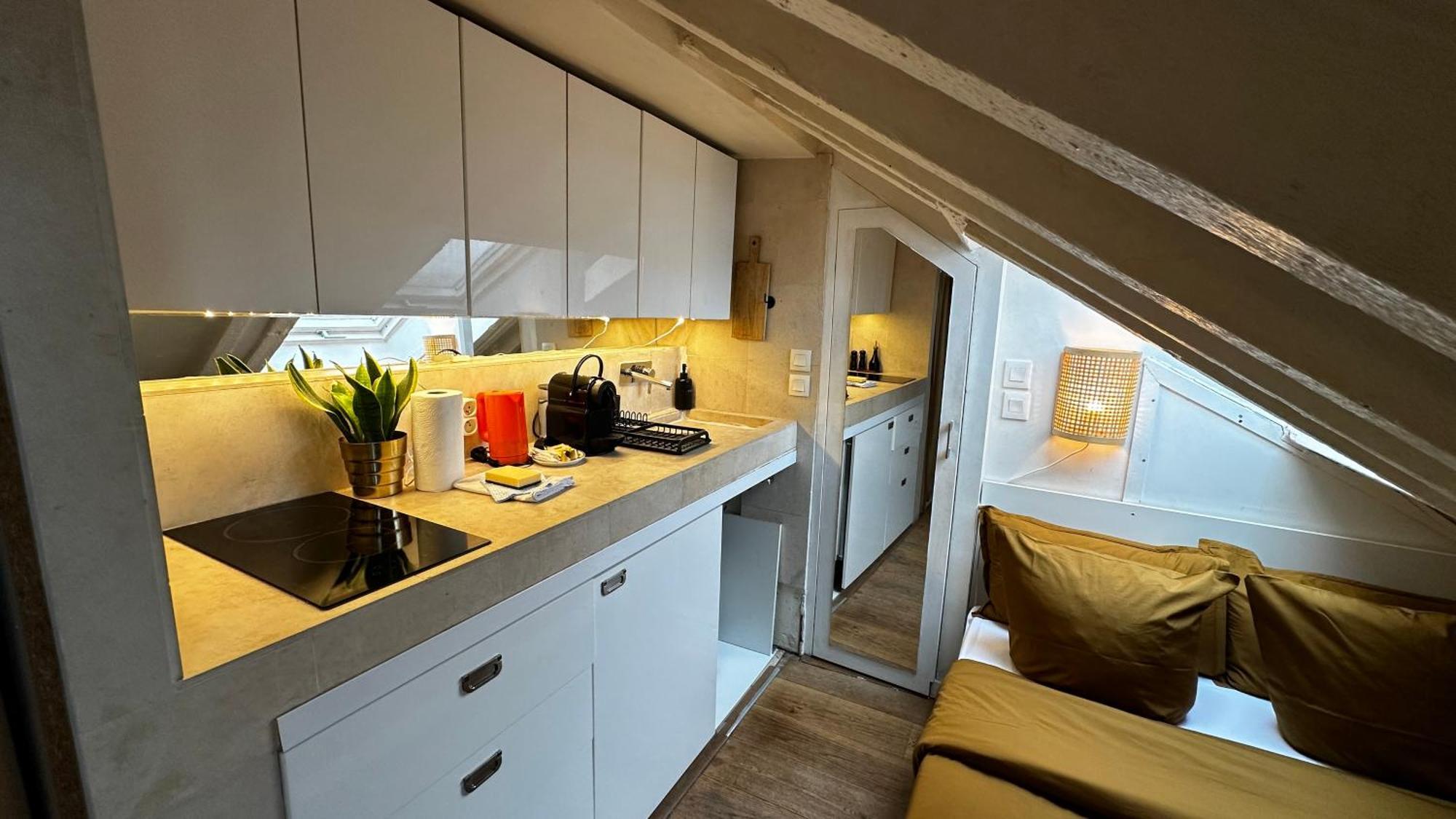 Апартаменти Marais Rooftop Studio - Metro Filles Du Calvaire Париж Екстер'єр фото